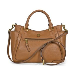 Tory Burch Women's Frances Small Satchel, Brown